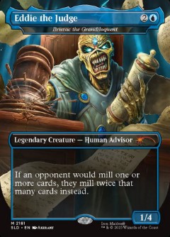 Bruvac the Grandiloquent - Eddie the Judge Secret Lair Drop - Iron Maiden